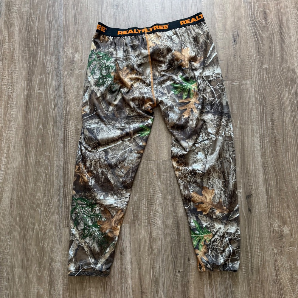 Realtree Mens Edge Camo Performance Base Layer Thermal‎ Pants XL 40-42 Hunting - Picture 8 of 8